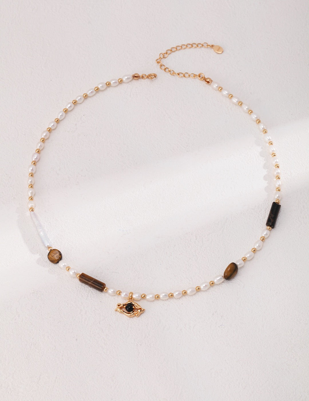 Pure Silver Pearl Necklace
