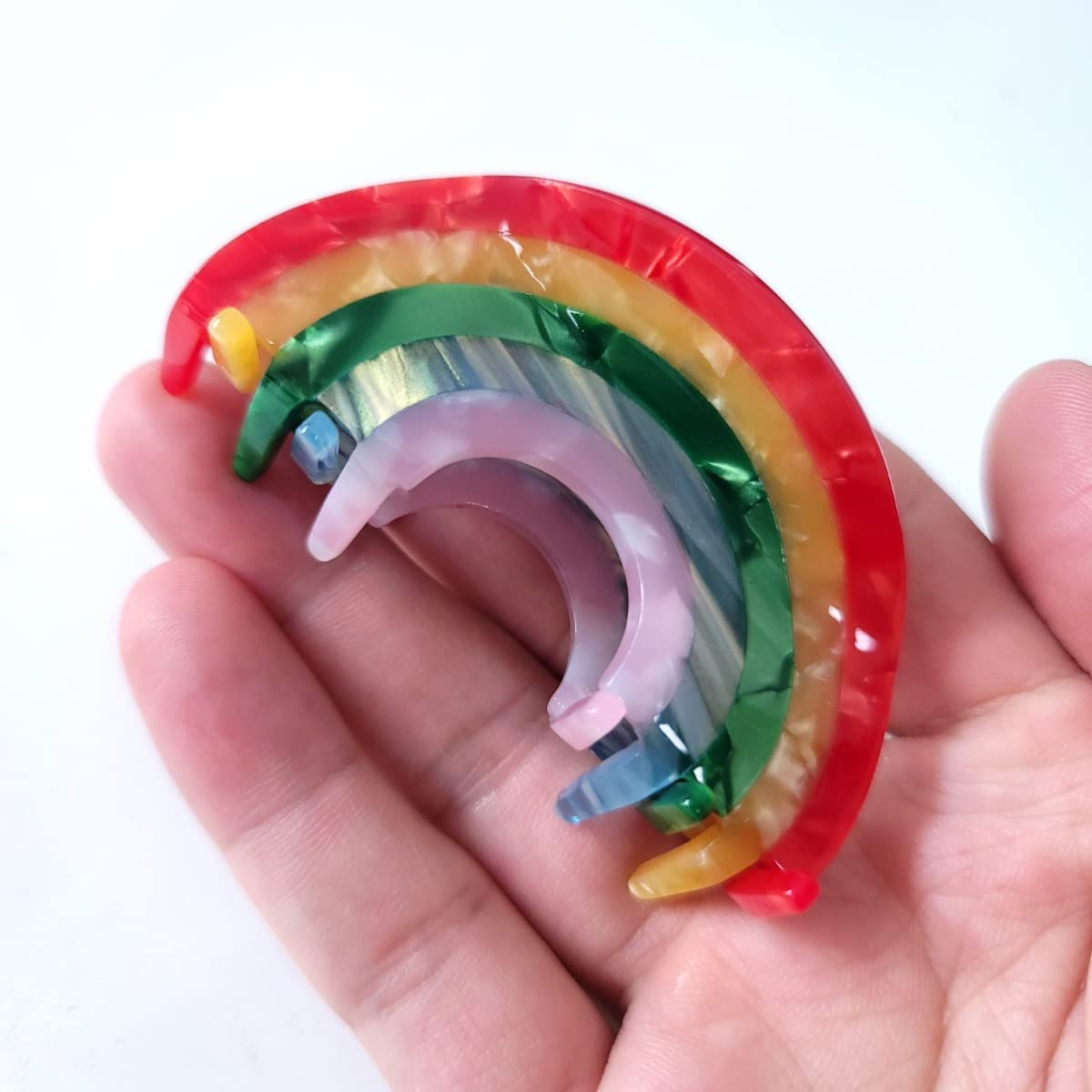 Colorful Rainbow Claw Clip/Hair Clip