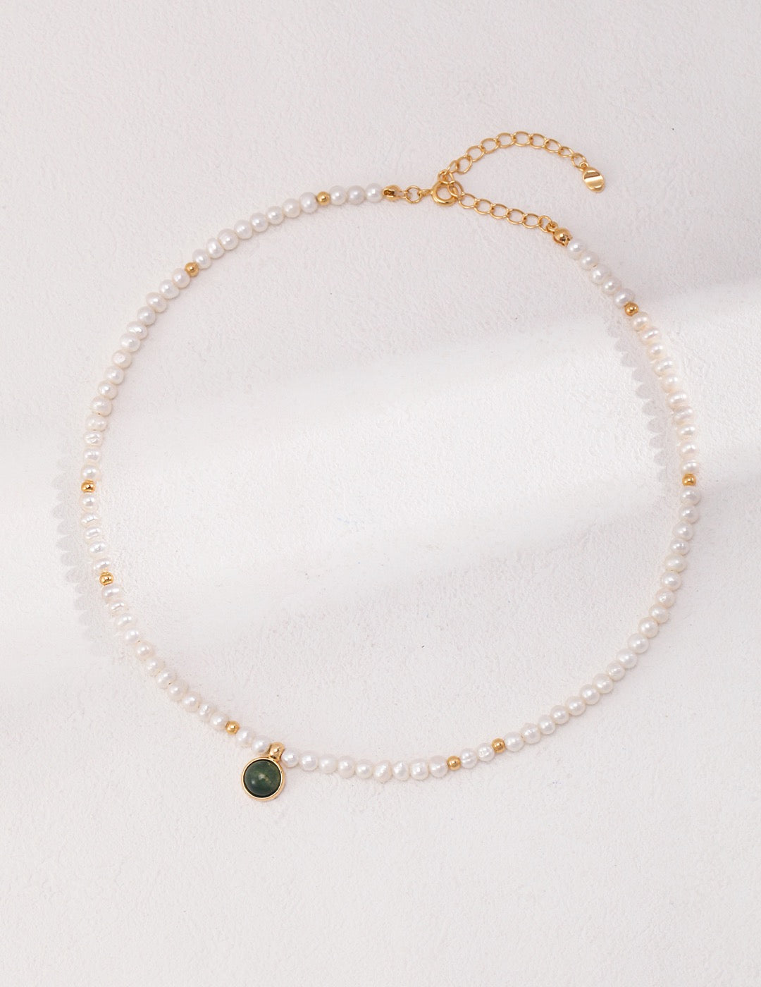 Exquisite Pure Silver Pearl Necklace